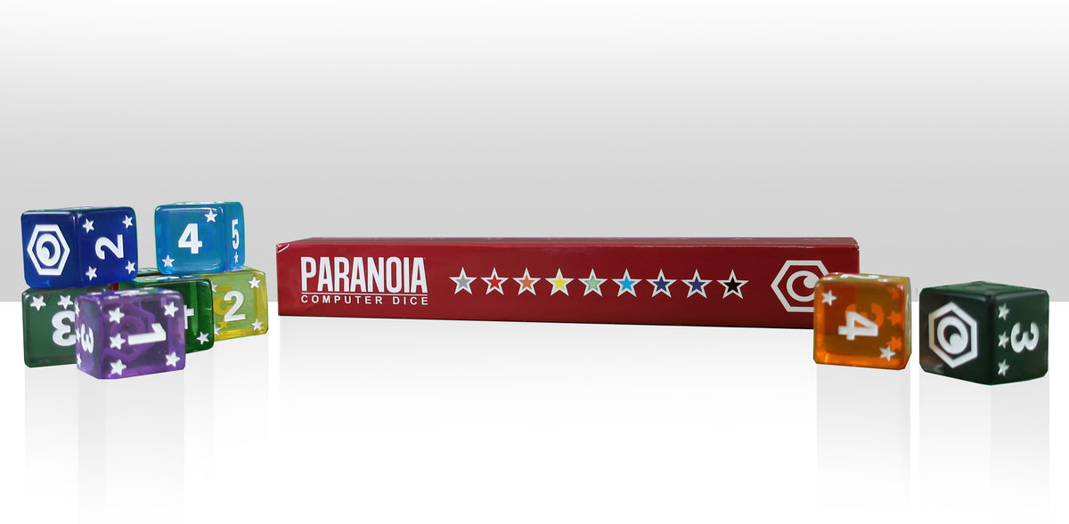 Paranoia Computer Dice