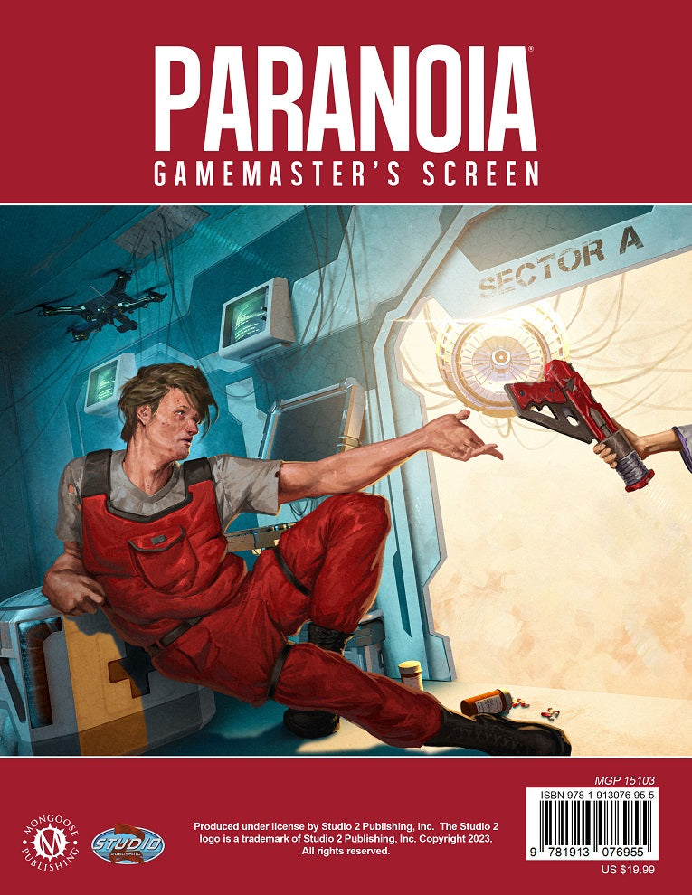 Paranoia Gamemaster's Screen